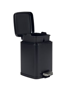 Bidone Pico con pedale e vaschetta 6L nero satinato Perfetto 28161 2