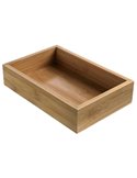 Contenitore buffet 15,3x22,9x5cm bamboo Leone S4004