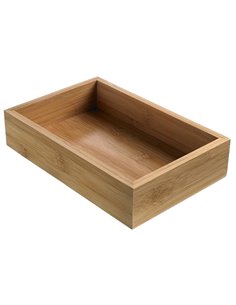 Contenitore buffet 15,3x22,9x5cm bamboo Leone S4004
