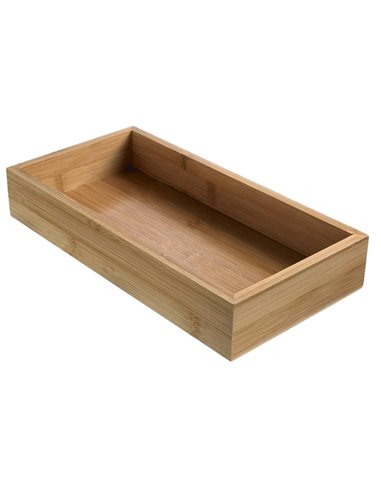 Contenitore buffet 15,3x30,6x5cm bamboo Leone S4006 LEONE ACCESSORI PER IL BUFFET