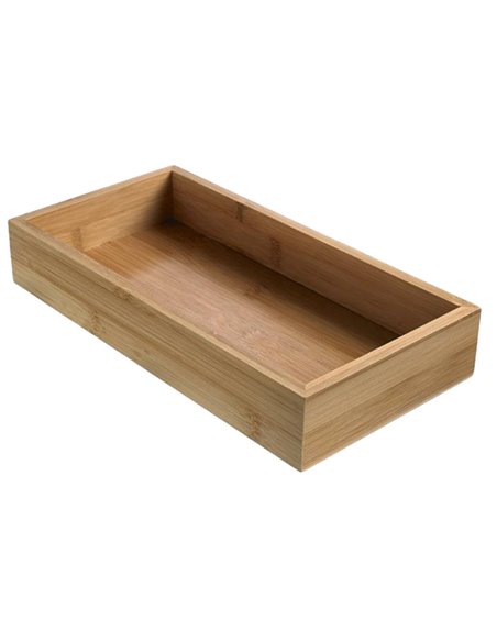 Contenitore buffet 15,3x30,6x5cm bamboo Leone S4006 LEONE ACCESSORI PER IL BUFFET