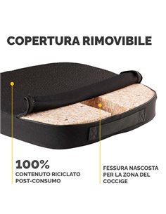 Cuscino Breyta Comfort per seduta Fellowes 100119850 FELLOWES SUPPORTI LOMBARI 2