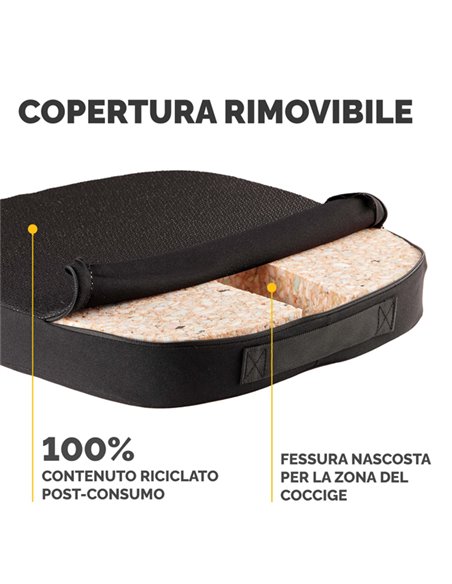 Cuscino Breyta Comfort per seduta Fellowes 100119850 FELLOWES SUPPORTI LOMBARI