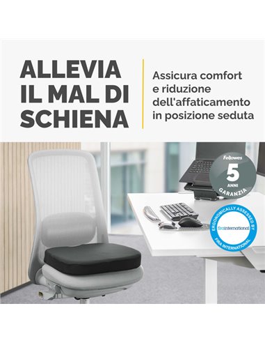 Cuscino Breyta Comfort per seduta Fellowes 100119850 FELLOWES SUPPORTI LOMBARI