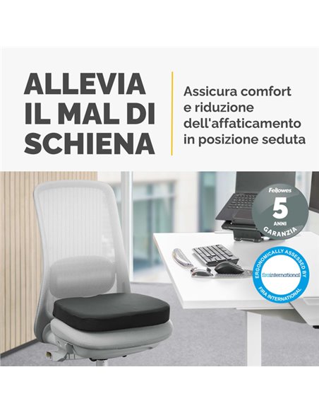 Cuscino Breyta Comfort per seduta Fellowes 100119850 FELLOWES SUPPORTI LOMBARI