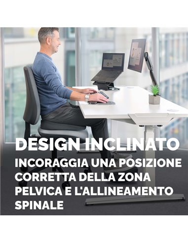 Cuscino Breyta Inclinato per seduta Fellowes 100119849 FELLOWES SUPPORTI LOMBARI