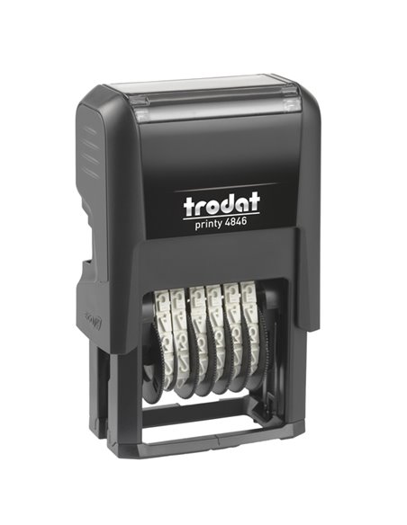 Timbro Printy 4.0 Eco 4846 NUMERATORE 6cifre 4mm autoinchiostrante TRODAT 211594 TRODAT DATARI-NUMERATORI-POLINOMI