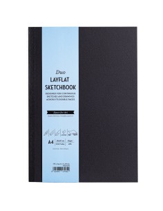 Sketchbook Duo Layflat 60 pag. A4 nero MUSA MU224294 MUSA ALBUM E BLOCCHI DA DISEGNO