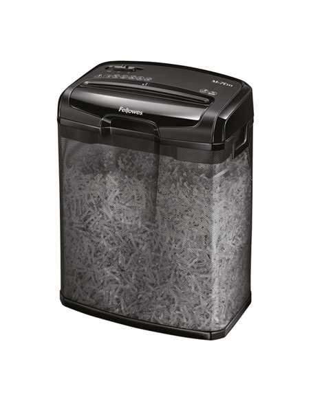 Distruggidocumenti a frammenti M-7CM Nero Fellowes 4701801 FELLOWES A FRAMMENTI E MICROFRAMMENTI
