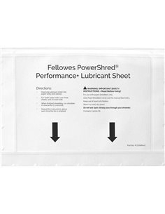 Confezione 10 Fogli lubrificanti Performance Fellowes 4025601 FELLOWES ACCESSORI PER DISTRUGGIDOCUMENTI 2