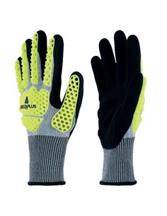 Guanto antiurto EOS NOCUT VV909 tg. 10 giallo fluo/grigio Deltaplus VV909JA10