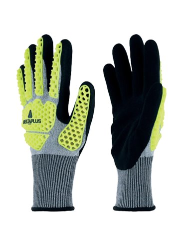 Guanto antiurto EOS NOCUT VV909 tg. 10 giallo fluo/grigio Deltaplus VV909JA10