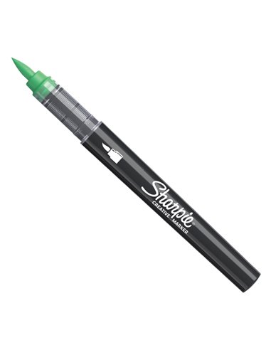 Marcatore acrilico Creative Marker punta pennello verde Sharpie 2218124 SHARPIE A BASE D'ACQUA