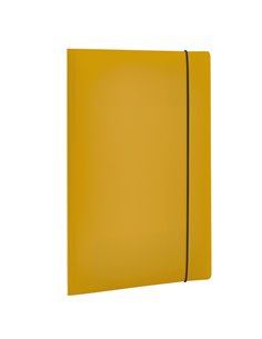 Cartella 3 Lembi HOLOS in PP giallo sabbia 25x35cm Fellowes 100102102 FELLOWES CARTELLINE IN PLASTICA CON ELASTICO
