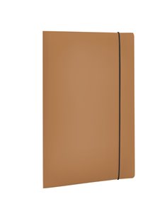 Cartella 3 Lembi HOLOS in PP marrone 25x35cm Fellowes 100102103 FELLOWES CARTELLINE IN PLASTICA CON ELASTICO