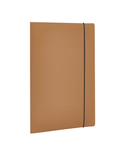 Cartella 3 Lembi HOLOS in PP marrone 25x35cm Fellowes 100102103 FELLOWES CARTELLINE IN PLASTICA CON ELASTICO