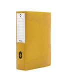 Scatola progetto plus HOLOS dorso 8cm in PP giallo sabbia 25x35x8cm Fellowes 100102110