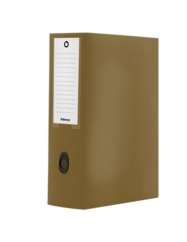 Scatola progetto plus HOLOS dorso 10cm in PP marrone 25x35x10cm Fellowes 100102115