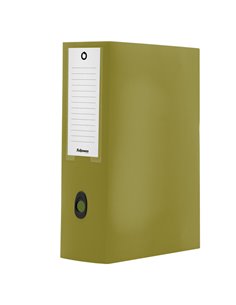 Scatola progetto plus HOLOS dorso 10cm in PP verde 25x35x10cm Fellowes 100102117