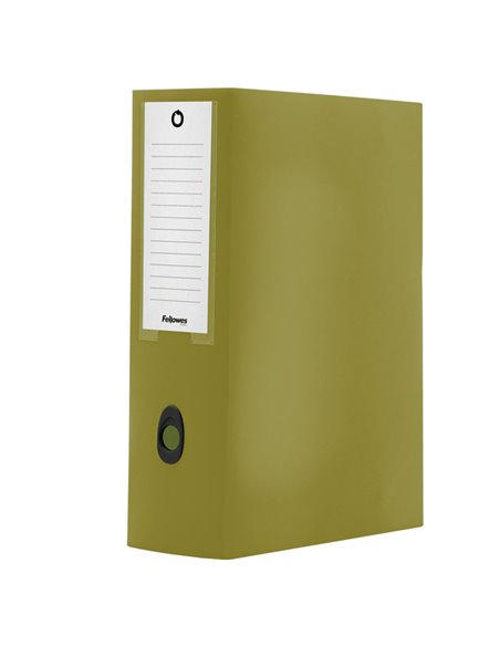 Scatola progetto plus HOLOS dorso 10cm in PP verde 25x35x10cm Fellowes 100102117