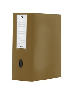 Scatola progetto plus HOLOS dorso 15cm in PP marrone 25x35x15cm Fellowes 100102119