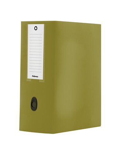 Scatola progetto plus HOLOS dorso 15cm in PP verde 25x35x15cm Fellowes 100102121 FELLOWES SCATOLE ARCHIVIO CON BOTTONE