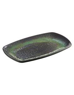 Piatto rettangolare Linea Amazzonia 23,5x15x2,5cm melamina Leone T8707 LEONE ACCESSORI PER IL BUFFET