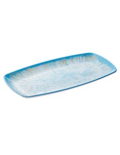 Piatto rettangolare Linea Oceano 35,5x19x2,5cm melamina Leone T8688 LEONE ACCESSORI PER IL BUFFET
