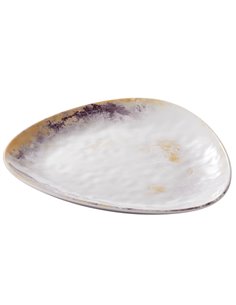 Piatto triangolare Linea Galassia 19,2x2,5cm melamina Leone T8661 LEONE ACCESSORI PER IL BUFFET