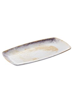 Piatto rettangolare Linea Galassia 35,5x19x2,5cm melamina Leone T8668 LEONE ACCESSORI PER IL BUFFET