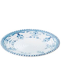 Piatto piano Linea Zante Ø35,5x3cm melamina Leone T8632 LEONE ACCESSORI PER IL BUFFET