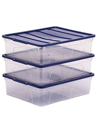 Contenitore multiuso 32x40xH11cm 12L Bankers Box 100135769 BANKERS BOX CONTENITORI MULTIUSO