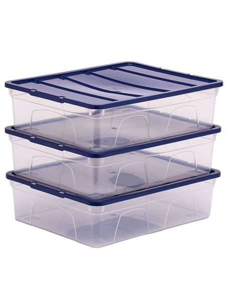 Contenitore multiuso 32x40xH11cm 12L Bankers Box 100135769 BANKERS BOX CONTENITORI MULTIUSO