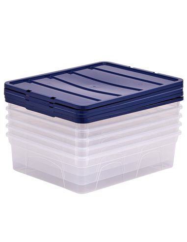 Contenitore multiuso 32x40xH11cm 12L Bankers Box 100135769 BANKERS BOX CONTENITORI MULTIUSO
