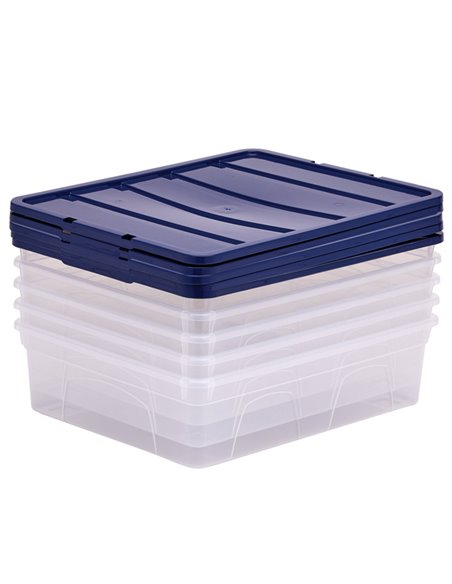 Contenitore multiuso 32x40xH11cm 12L Bankers Box 100135769 BANKERS BOX CONTENITORI MULTIUSO