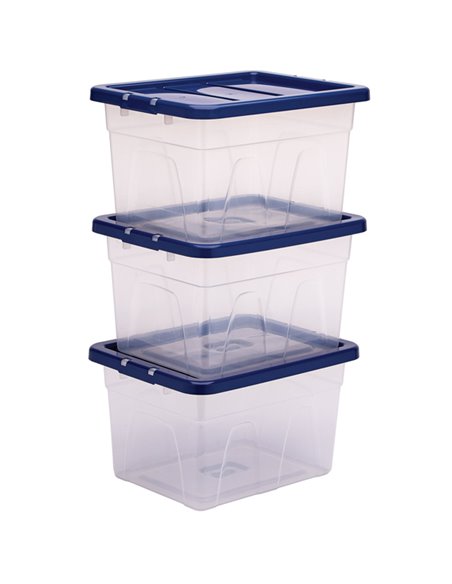 Contenitore multiuso 37x40xH24,5cm 22L Bankers Box 100135771 BANKERS BOX CONTENITORI MULTIUSO