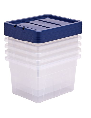 Contenitore multiuso 37x40xH24,5cm 22L Bankers Box 100135771 BANKERS BOX CONTENITORI MULTIUSO
