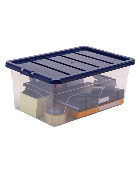 Contenitore multiuso 37x56xH25cm 38L Bankers Box 100135772 BANKERS BOX CONTENITORI MULTIUSO