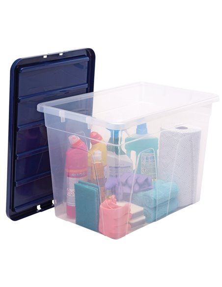 Contenitore multiuso 38x56xH41cm 64L Bankers Box 100135773 BANKERS BOX CONTENITORI MULTIUSO