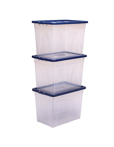 Contenitore multiuso 38x56xH41cm 64L Bankers Box 100135773 BANKERS BOX CONTENITORI MULTIUSO