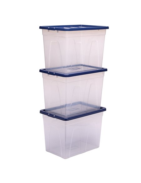 Contenitore multiuso 38x56xH41cm 64L Bankers Box 100135773 BANKERS BOX CONTENITORI MULTIUSO