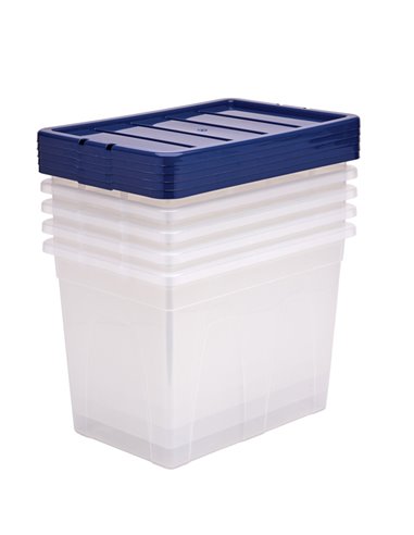 Contenitore multiuso 38x56xH41cm 64L Bankers Box 100135773 BANKERS BOX CONTENITORI MULTIUSO