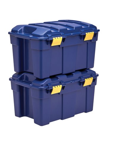 Baule multiuso con coperchio a cerniera 39x59xH33cm 40L Bankers Box 100135776 BANKERS BOX CONTENITORI MULTIUSO