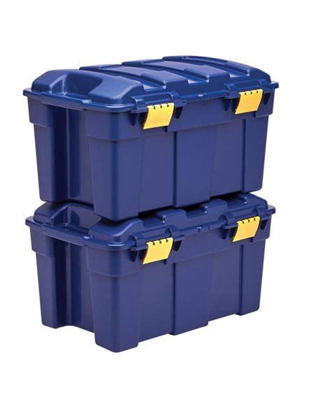 Baule multiuso con coperchio a cerniera 39x59xH33cm 40L Bankers Box 100135776 BANKERS BOX CONTENITORI MULTIUSO