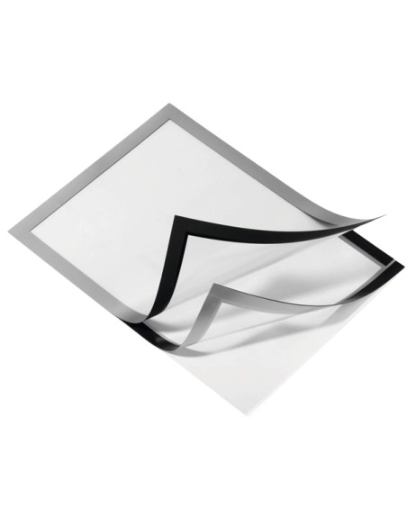 Conf.10 Cornici adesive Duraframe® A4 21x29,7cm argento Durable 4882-23 DURABLE CORNICI DA PARETE E SUPPORTI