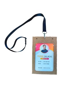 Conf. 50 Porta Badge A6 in cartoncino plastificato,105x148mm, Laser/Inkjet Avery 4839XL 2
