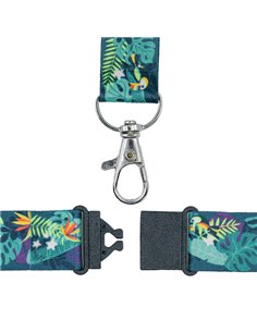 Conf. 10 Cordoncino riciclato fantasia tropicale 440x20mm,Rpet Avery R4828T 2