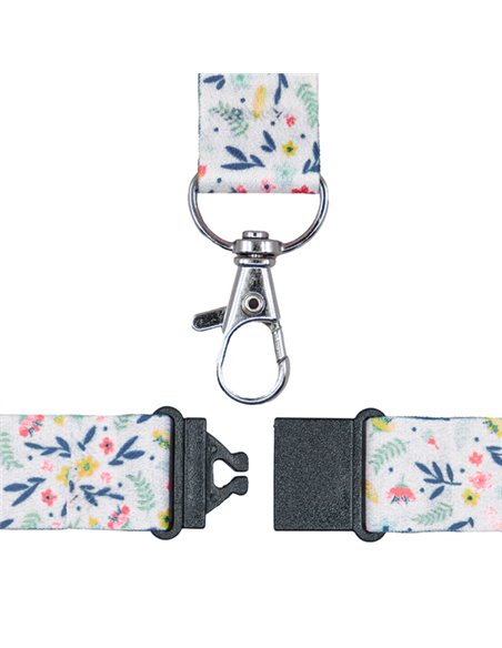 Conf. 10 Cordoncino riciclato fantasia floreale 440x20mm, Rpet Avery R4828F