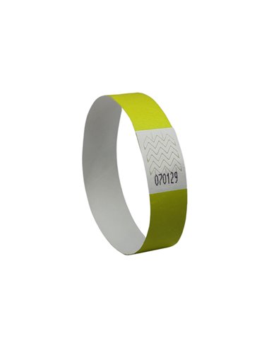 Conf. 500 braccialetti identificativi in Tyvek® giallo fluo 256x19mm (10et/fg) 5 TYVYW-50 AVERY PORTABADGE E ACCESSORI