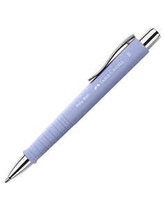 Set stilo B Poly Pen + sfera 0,7mm Poly Ball fusto pale iris Faber Castell 241051 FABER-CASTELL A SCATTO 2